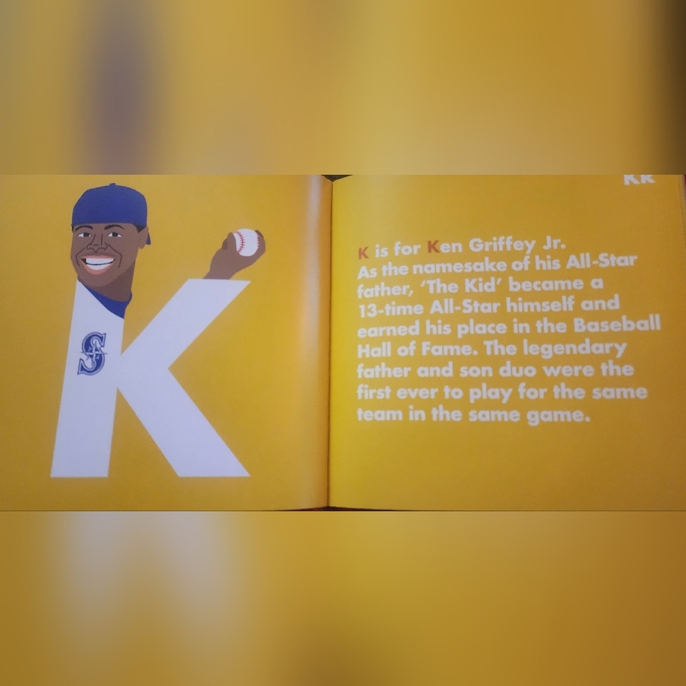 Baseball Legends Alphabet Book New Without Tags - Picture 6 of 7